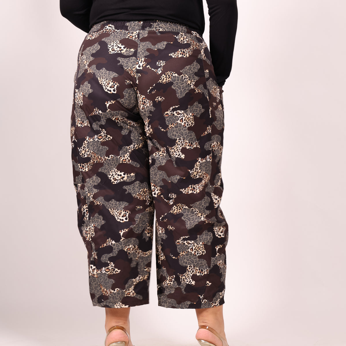 Pantalone Mimetico  (inserto Leopardato)