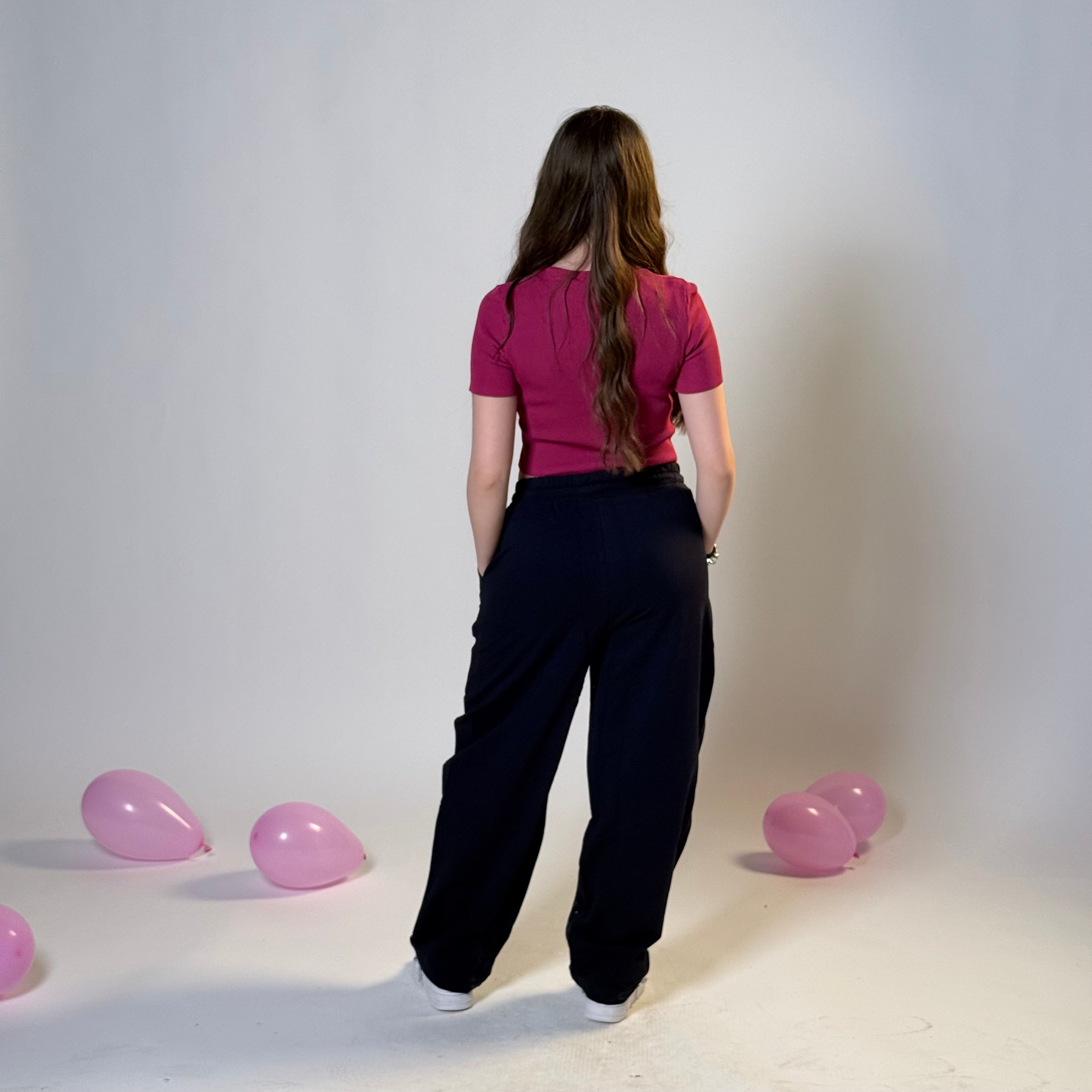 Pantalone tuta con strass (Slim)