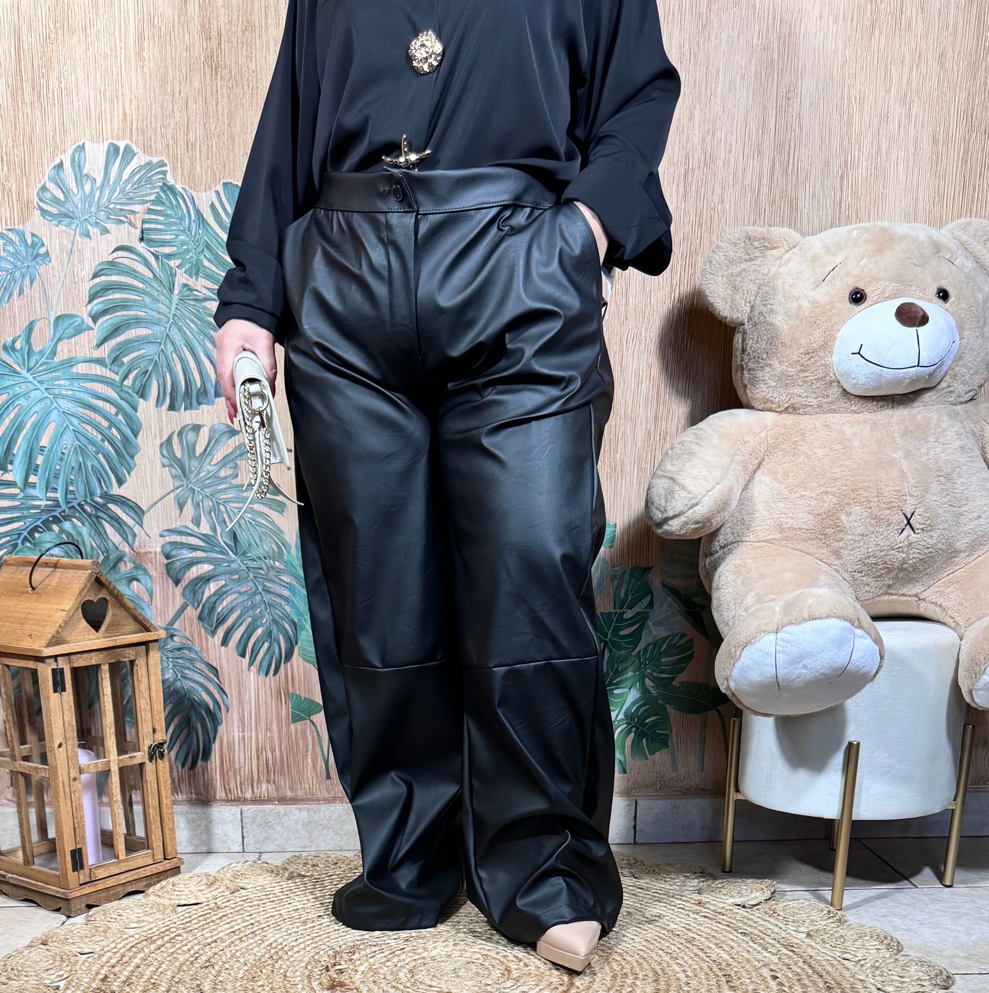 Pantalone shyra ecopelle