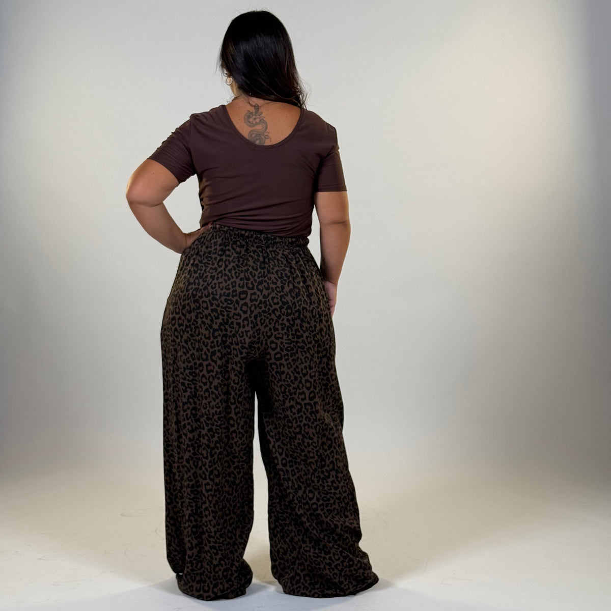 Pantalone Palazzo Animalier