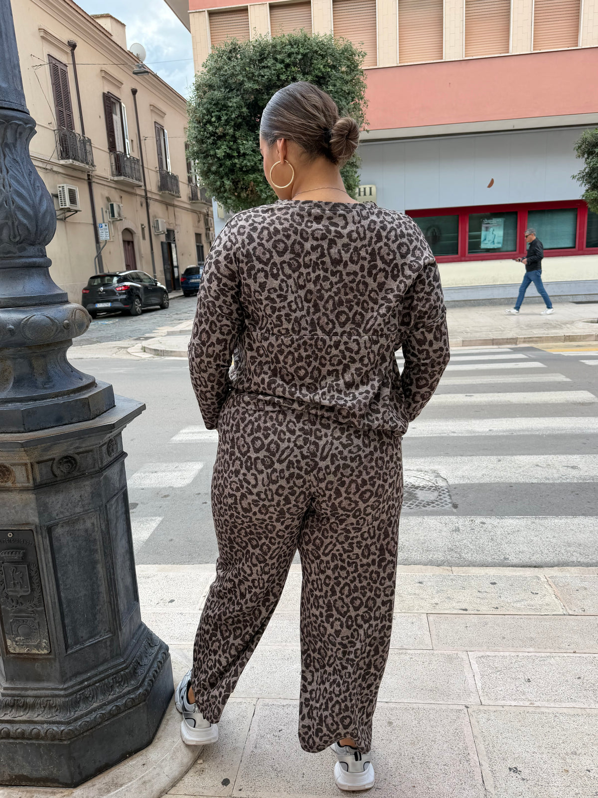 Coordinato Tuta Leopard Curvy