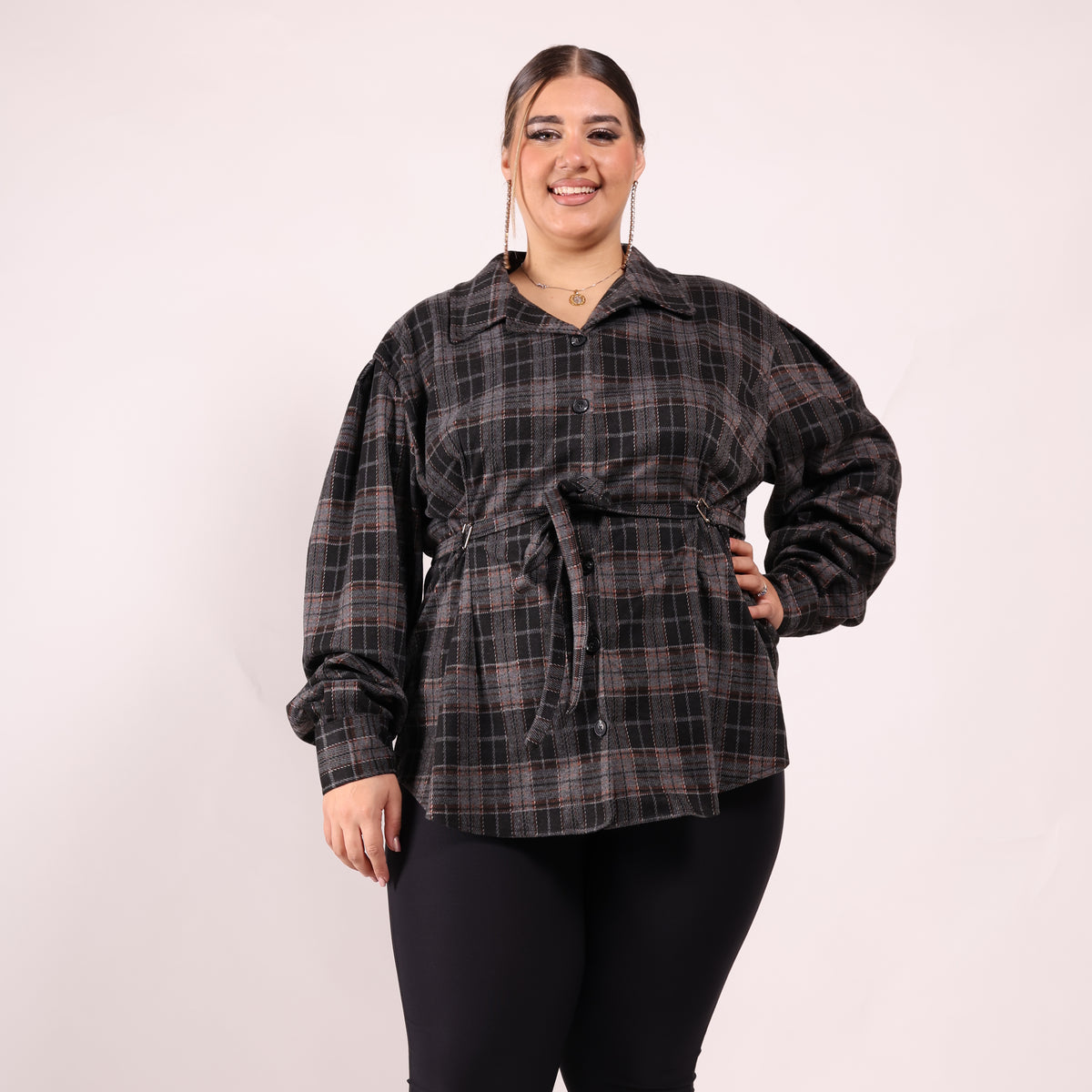 🍂 MAXI CAMICIA CHECK CURVY