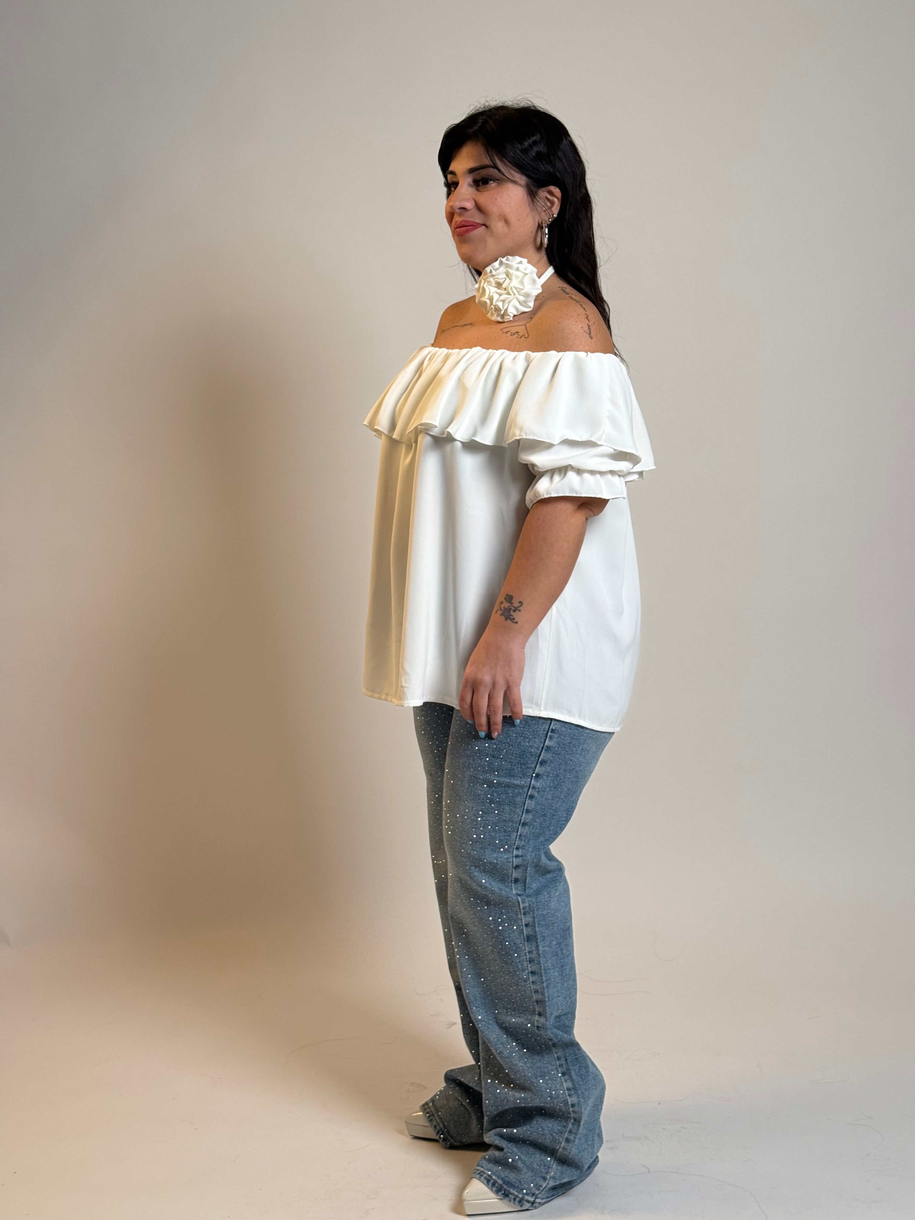 Maglia petalo di rosa