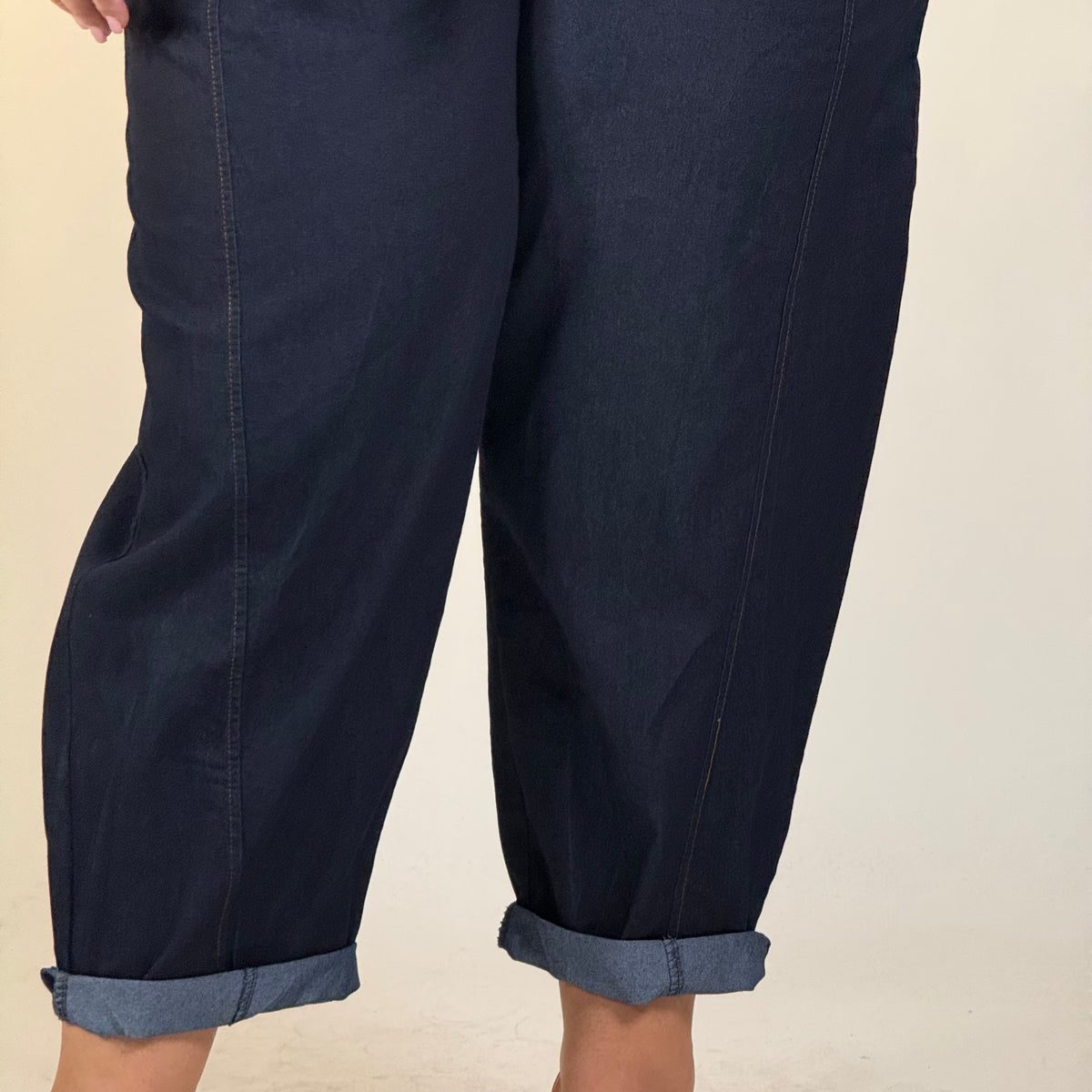 Jeans Blu Elasticizzato con Cintura