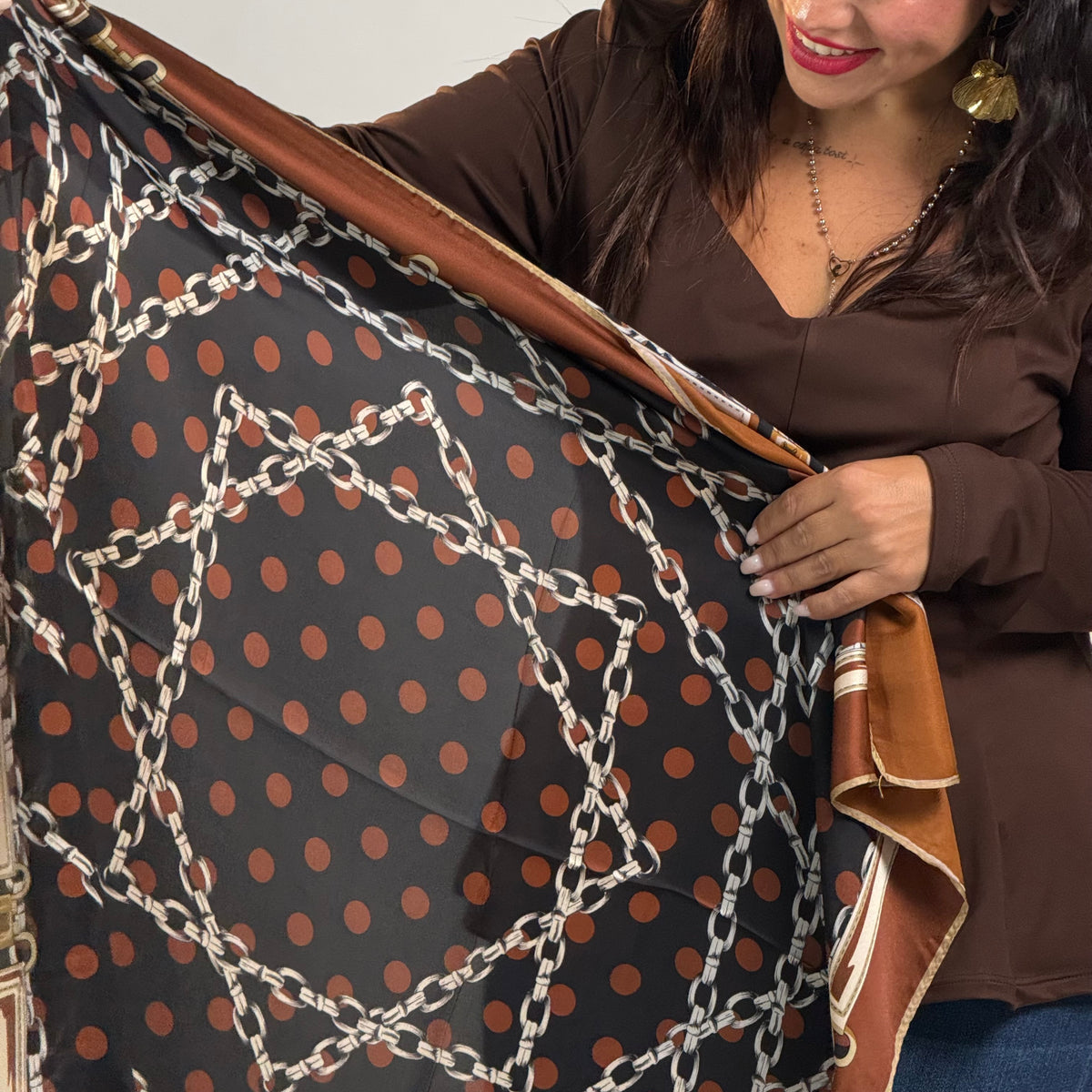 Foulard (Marrone )