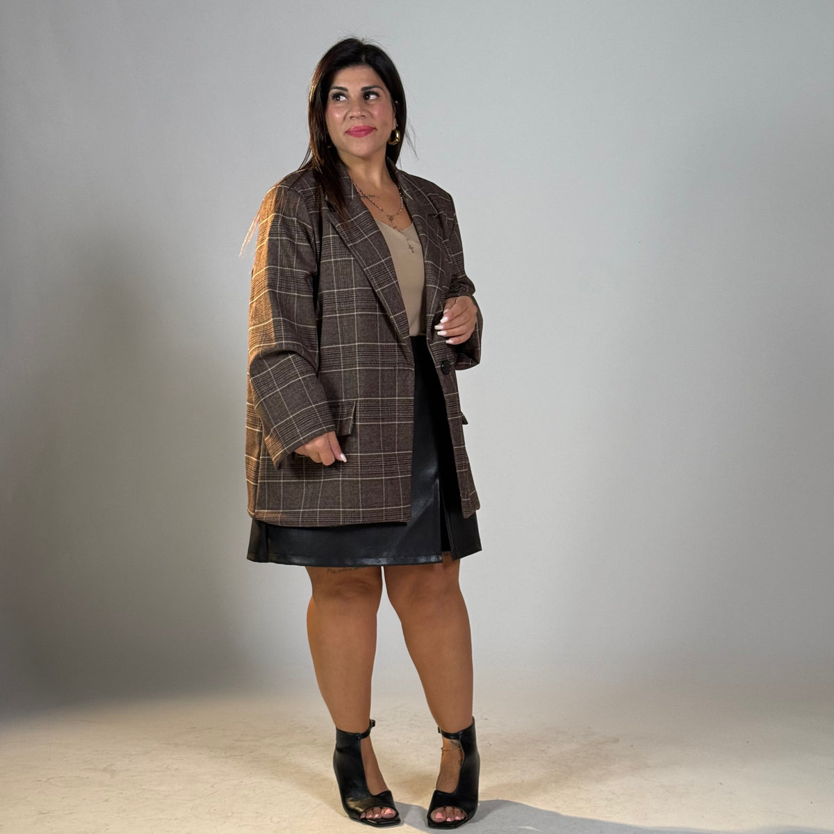 GIACCA CHARLOTTE A QUADRI
