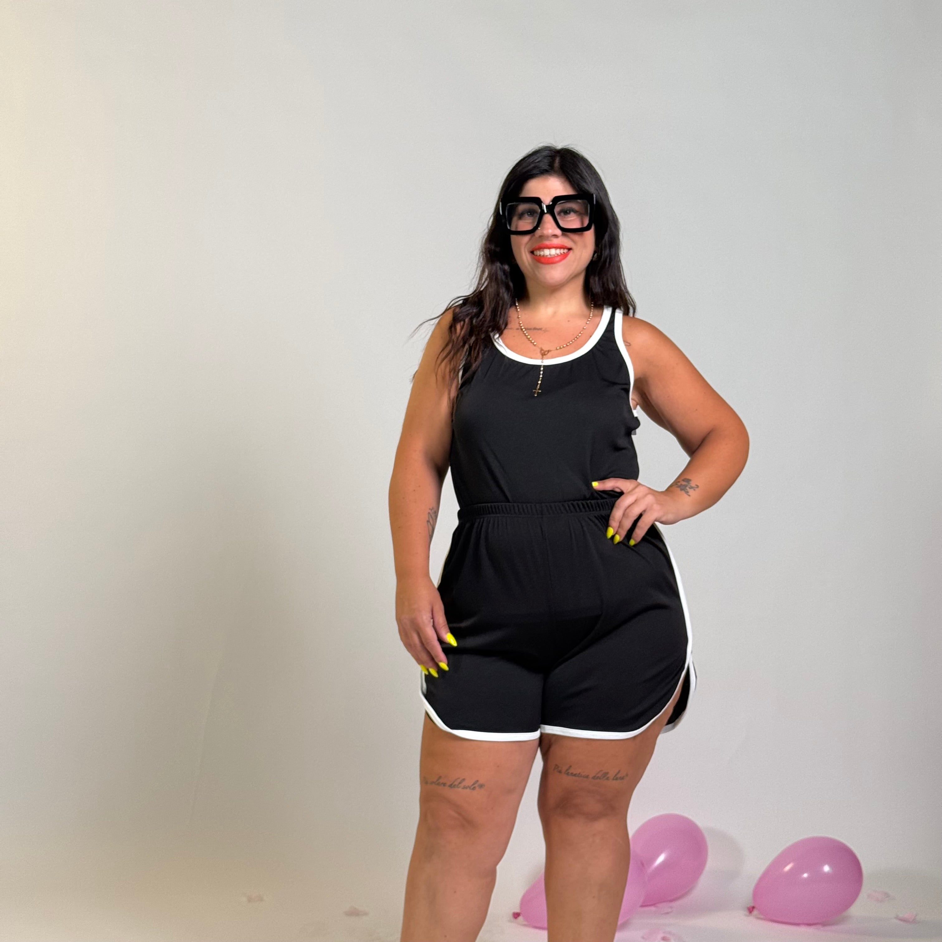 Coordinato Amelia (Nero e Bianco)