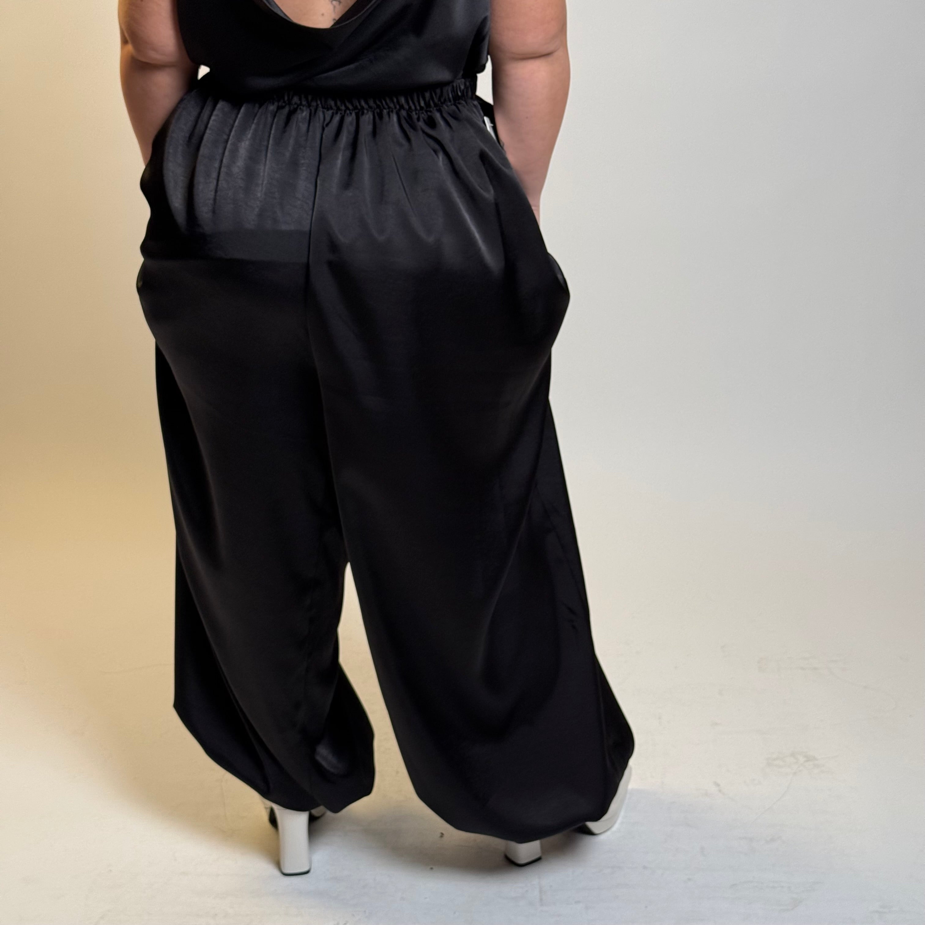 Pantalone Ballon in Raso