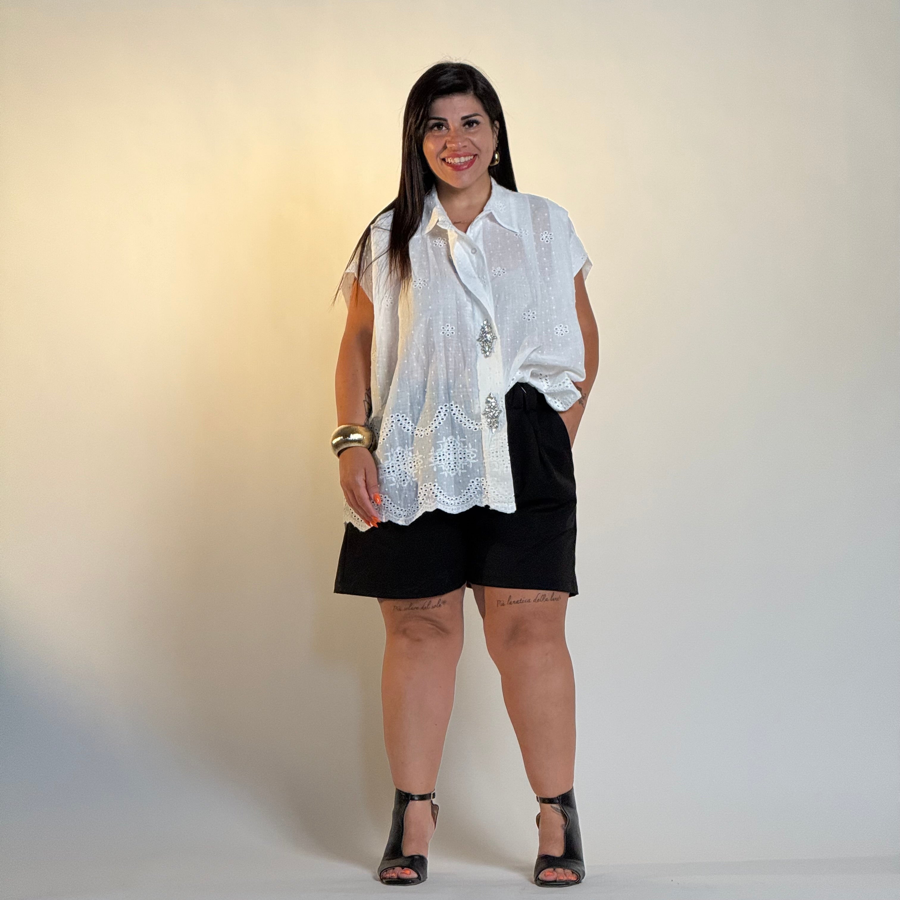 Camicia Ricamo