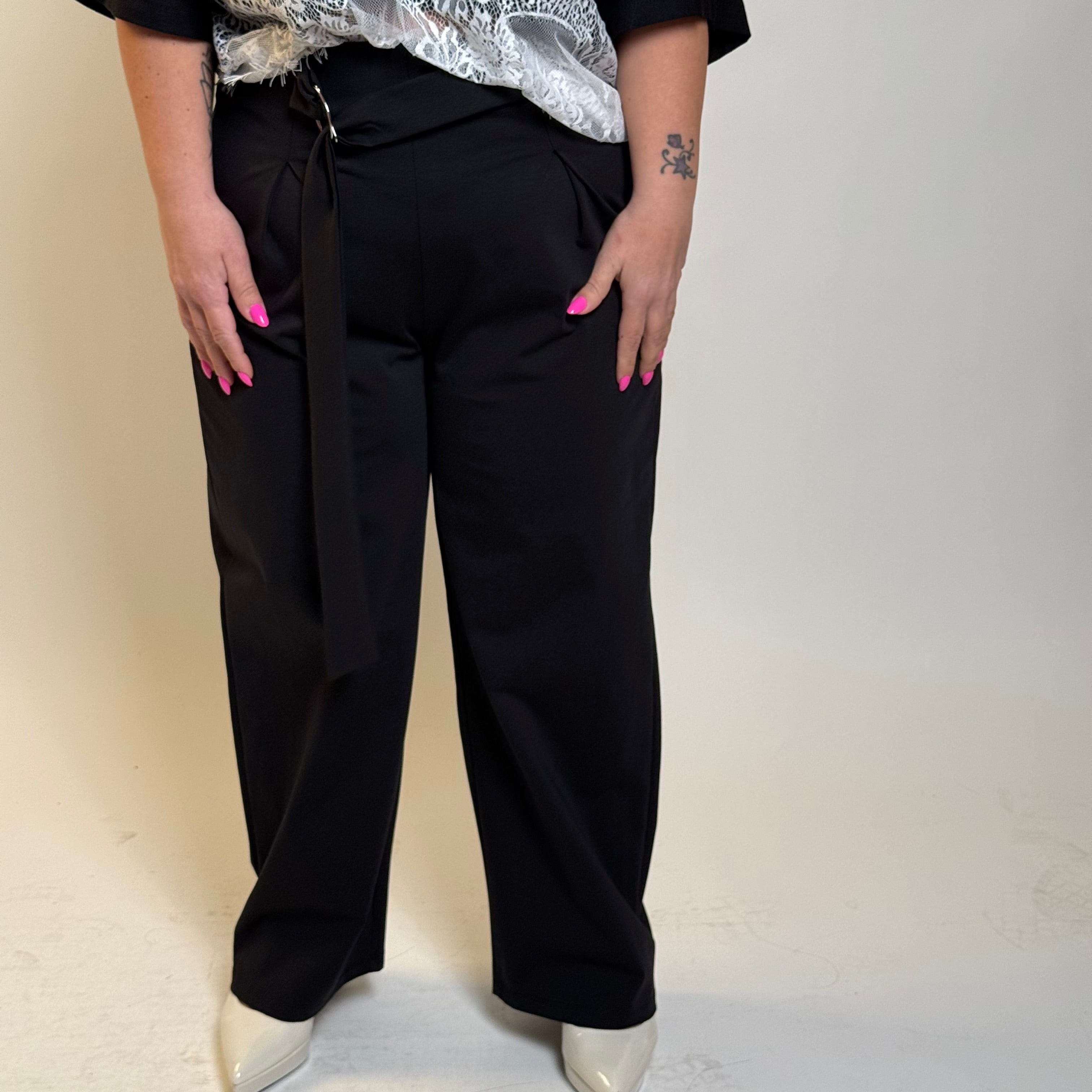 Pantalone comfort con cintura