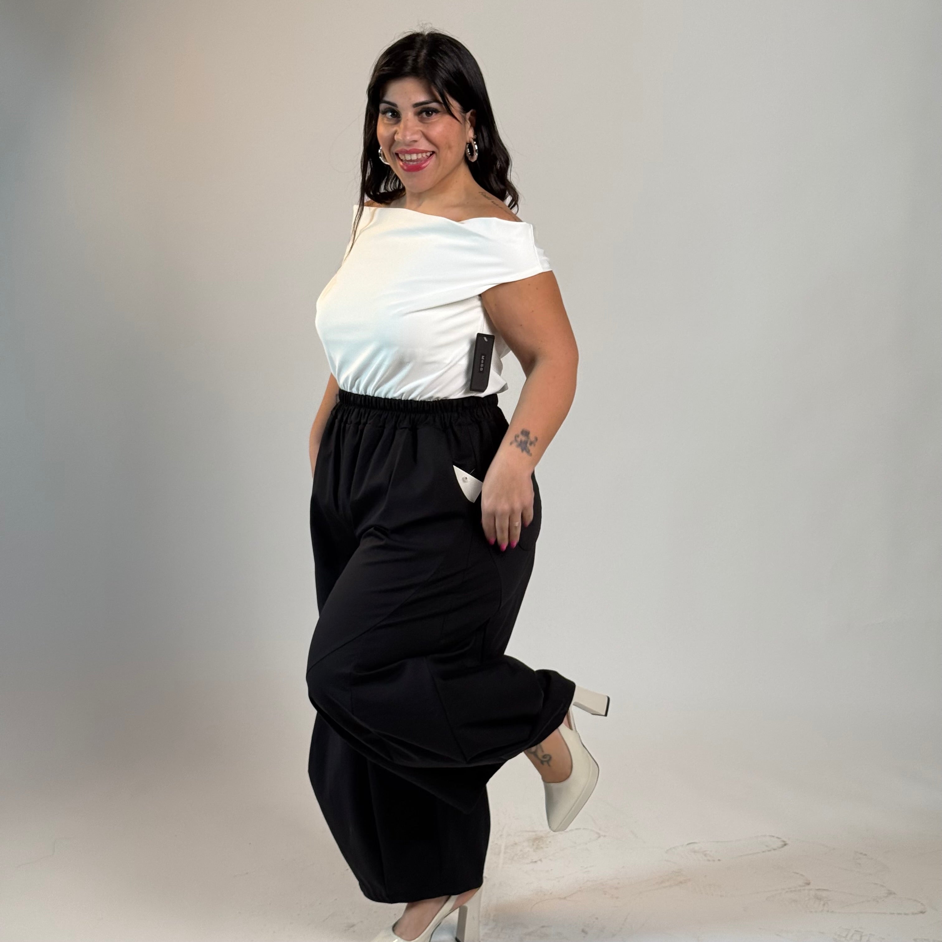 Pantalone palazzo comfort