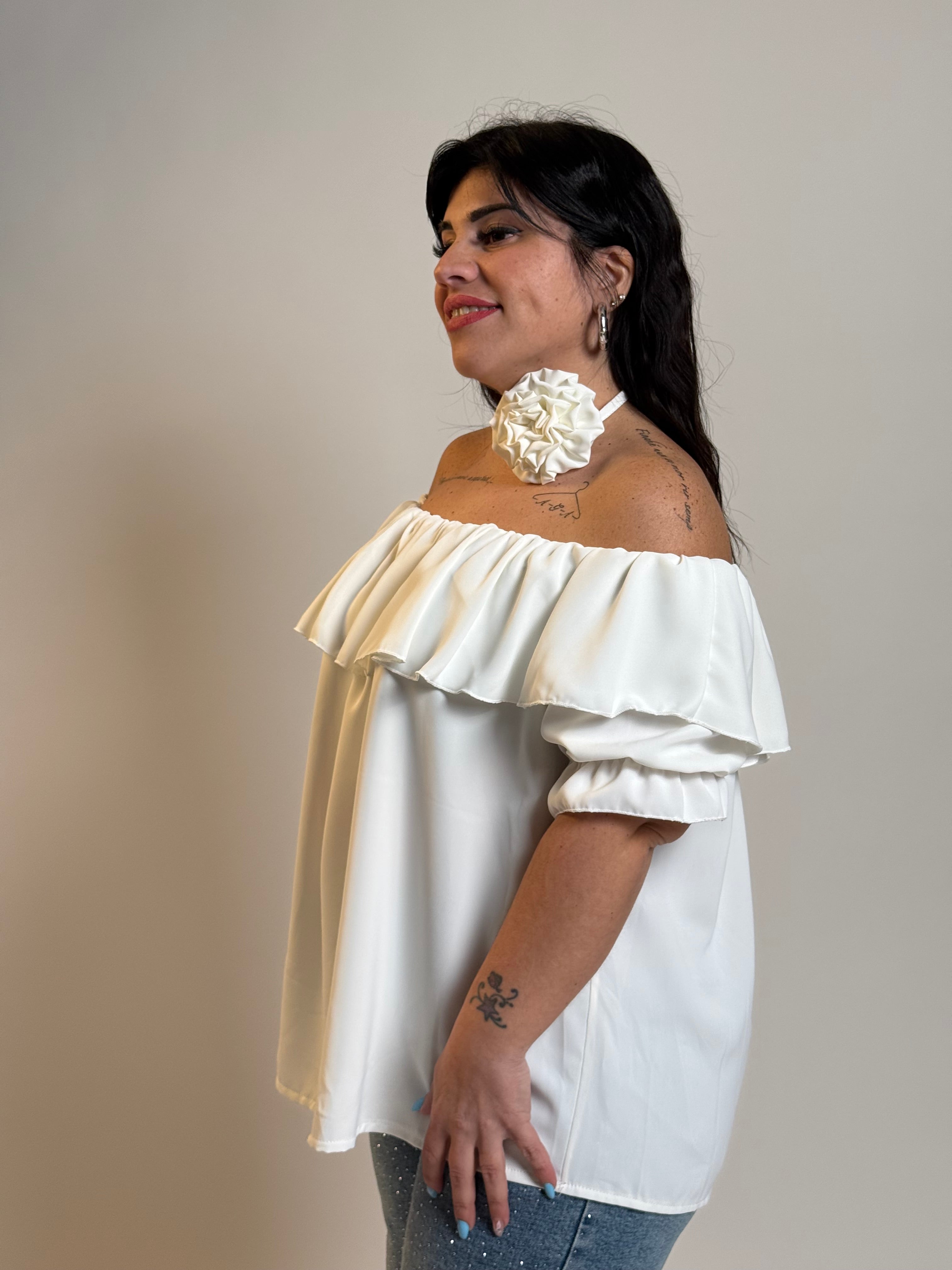 Maglia petalo di rosa