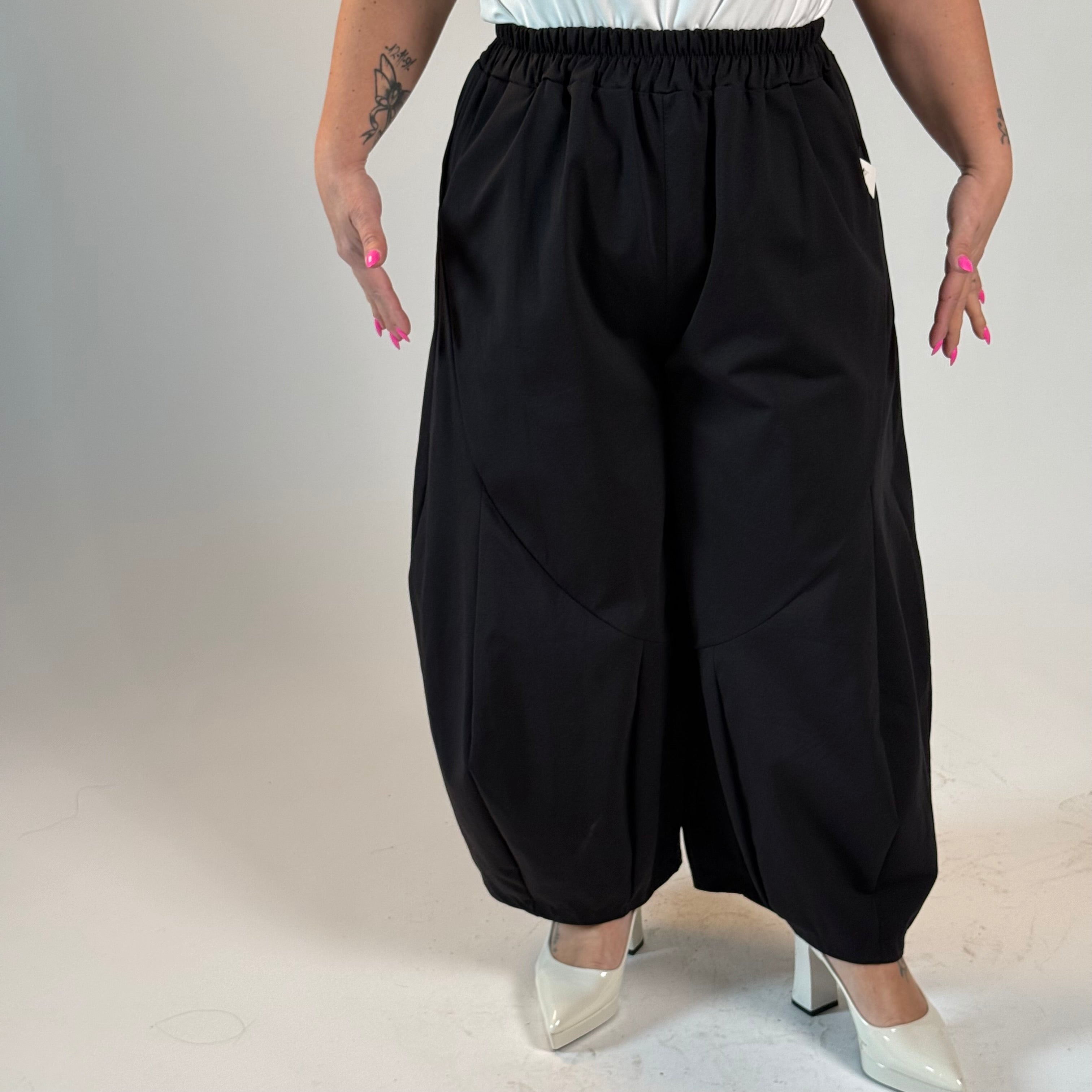 Pantalone palazzo comfort