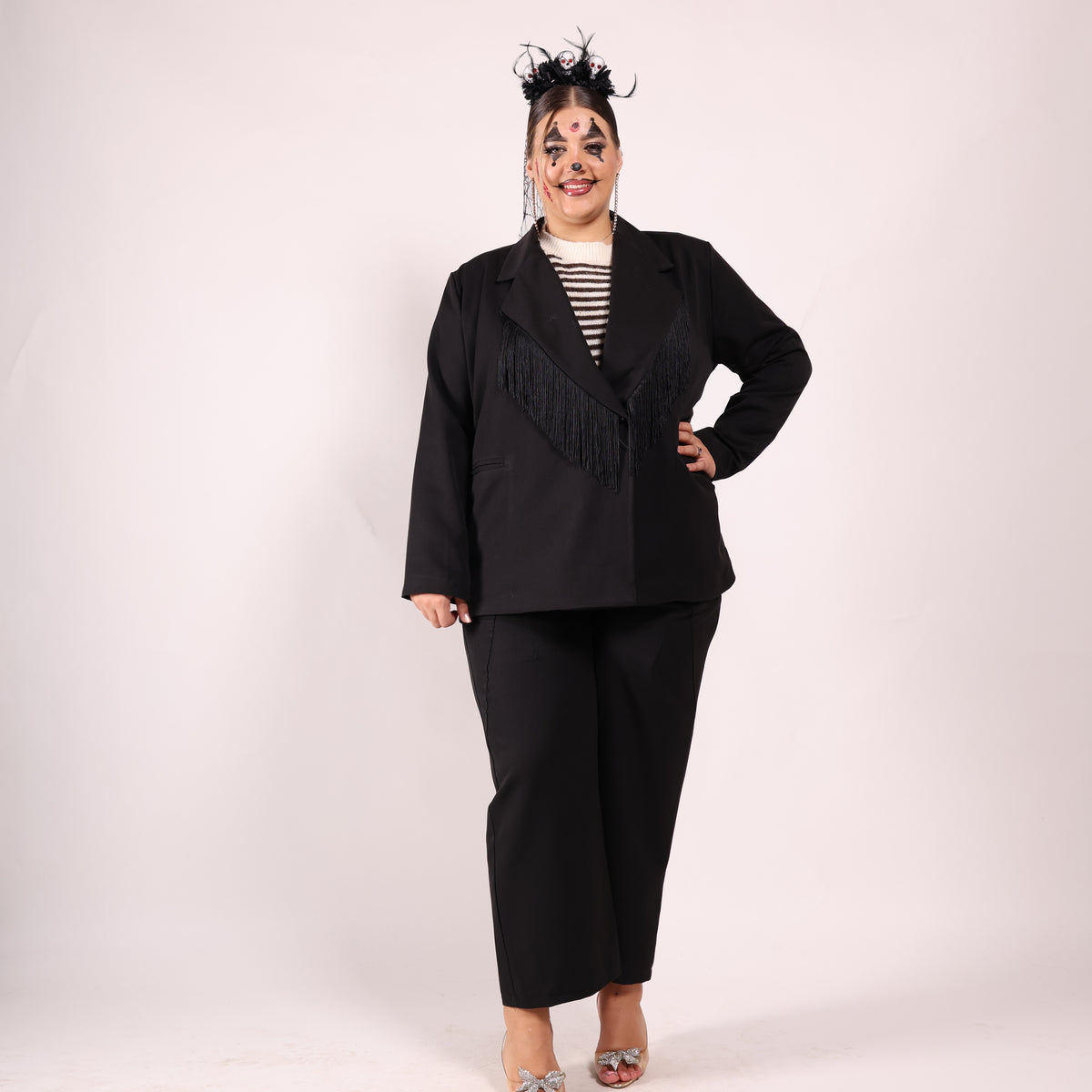 GIACCA FRANGE CURVY