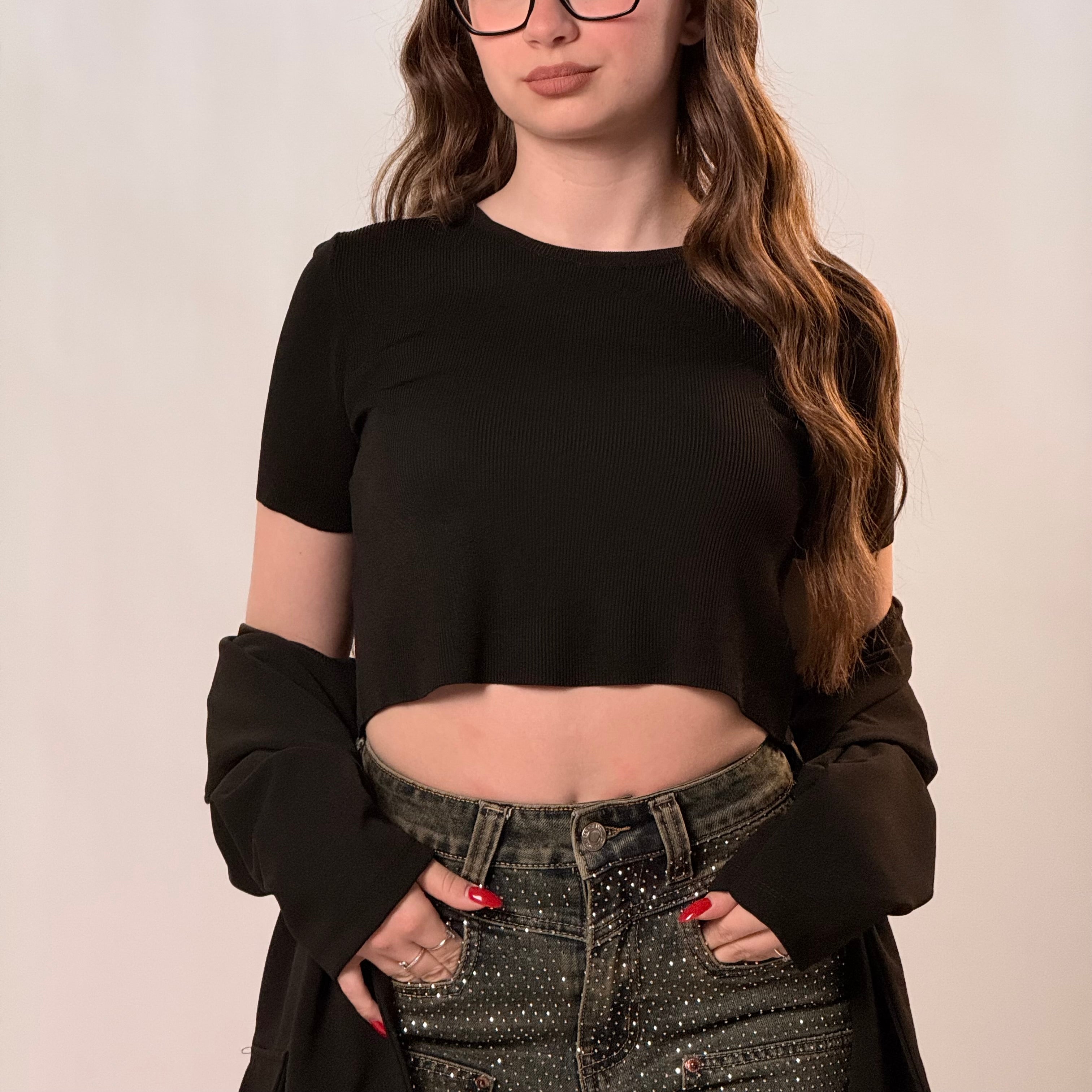 T-shirt crop