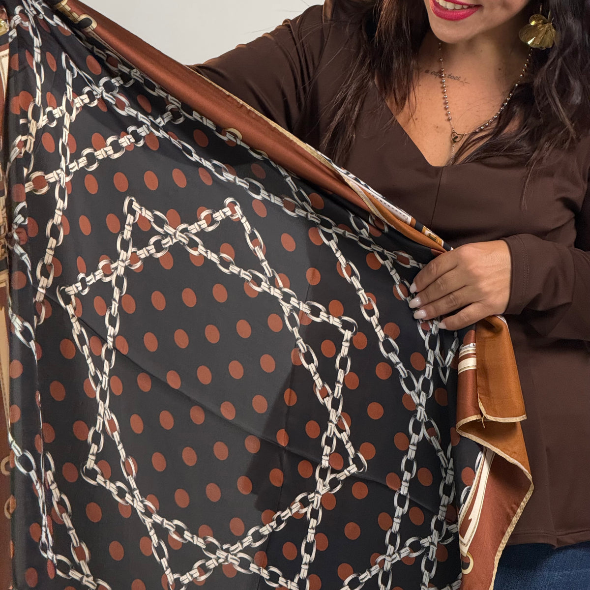 Foulard (Marrone )
