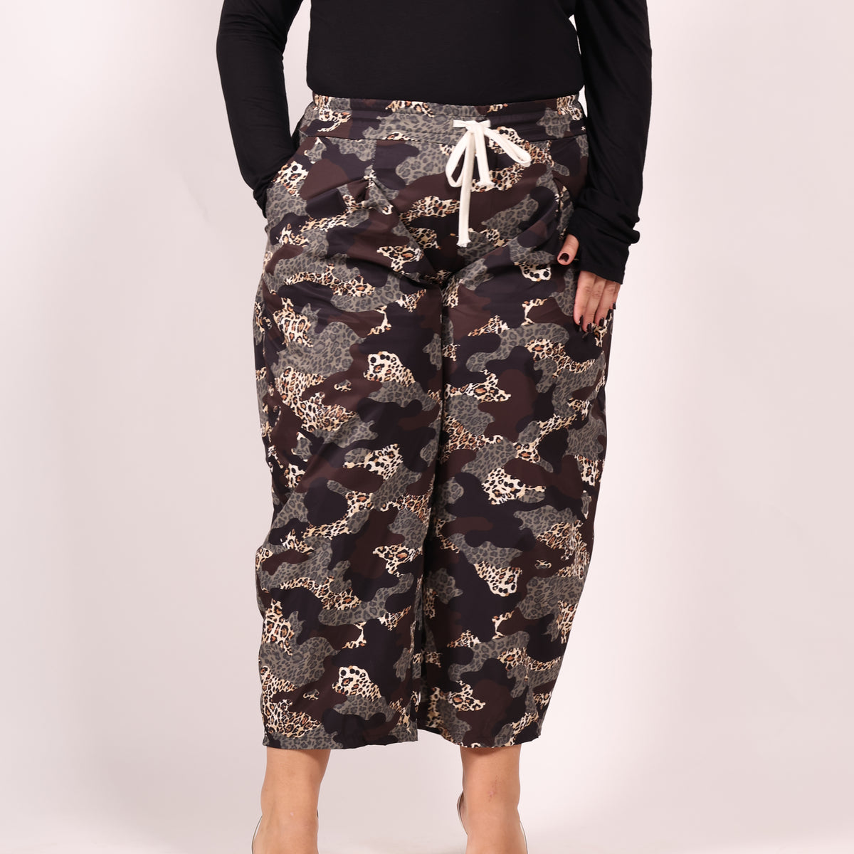 Pantalone Mimetico  (inserto Leopardato)