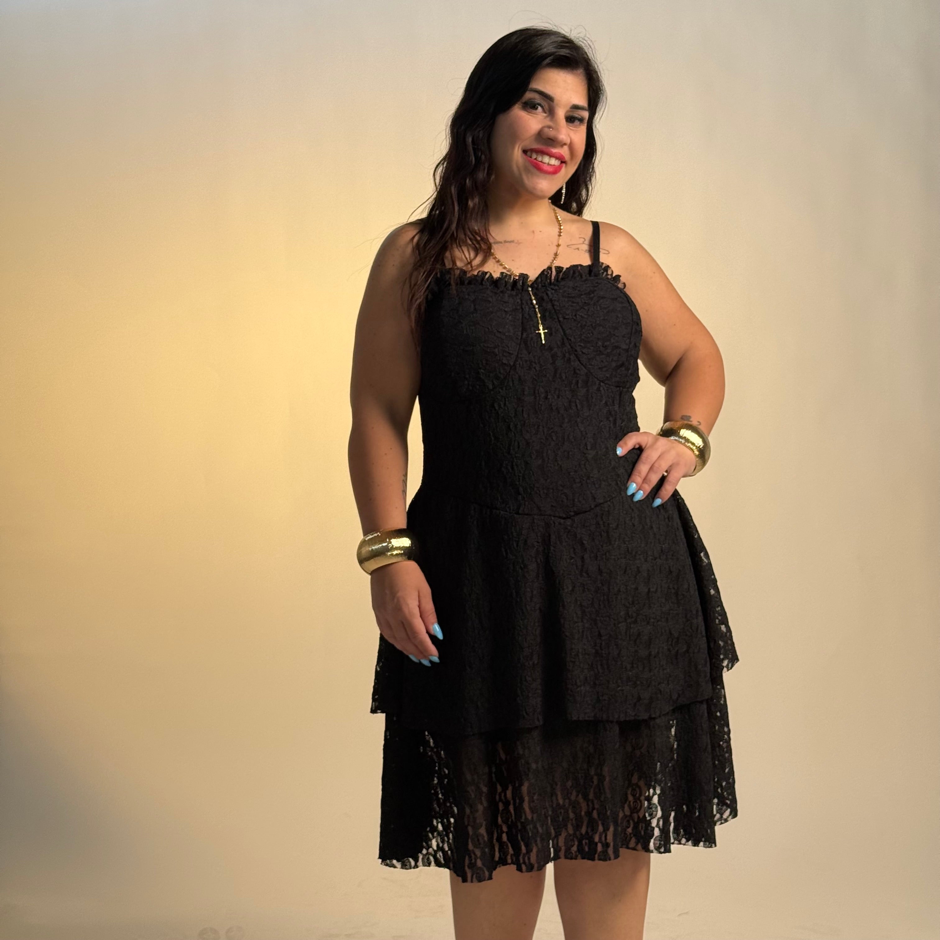 Dress corto in pizzo