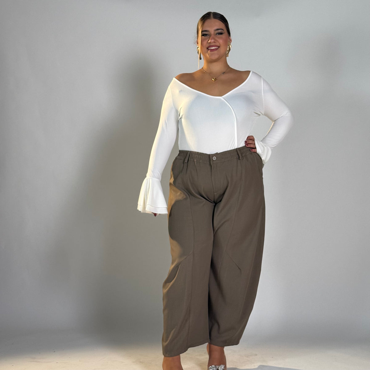 Pantalone comfort curvy