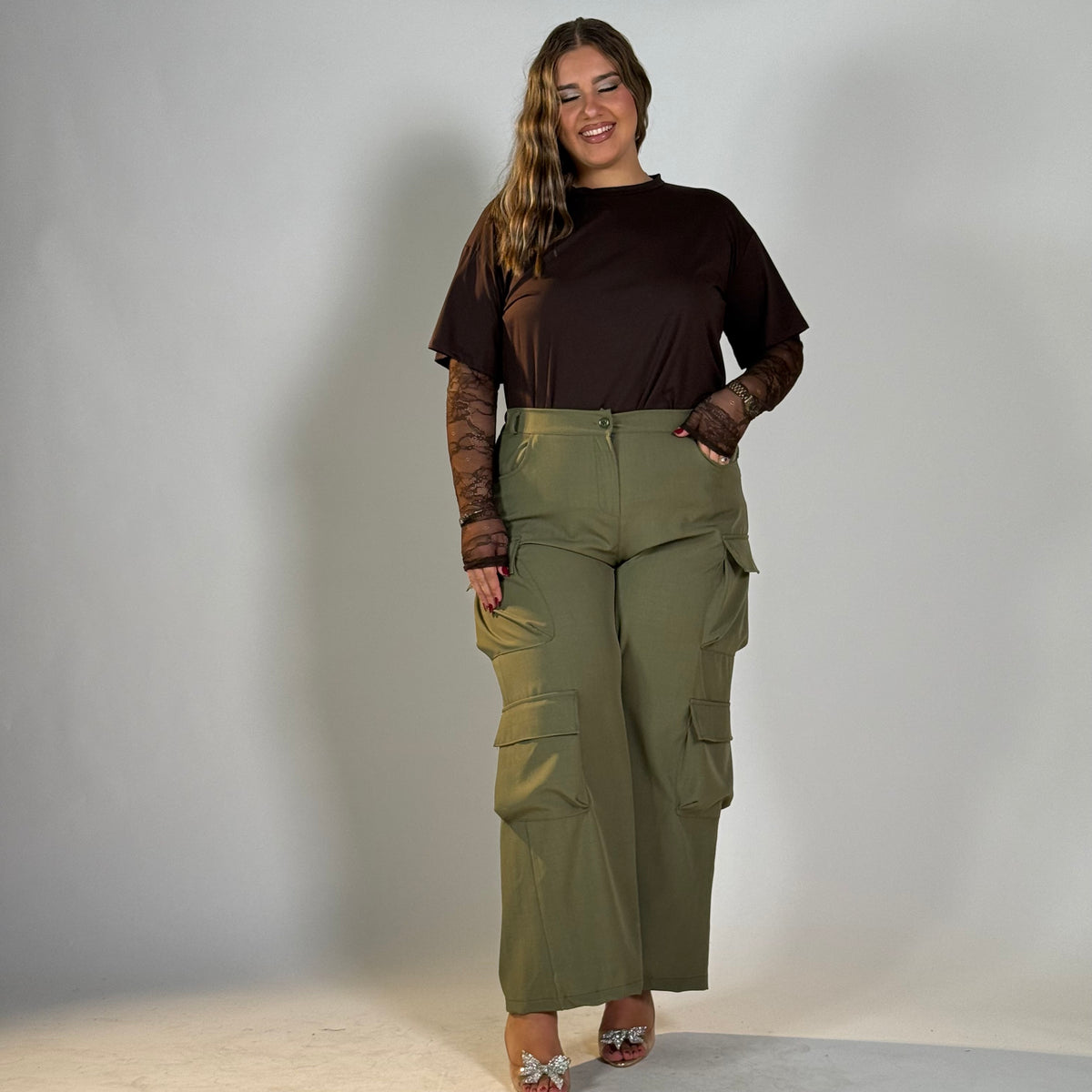 Pantalone Cargo Curvy