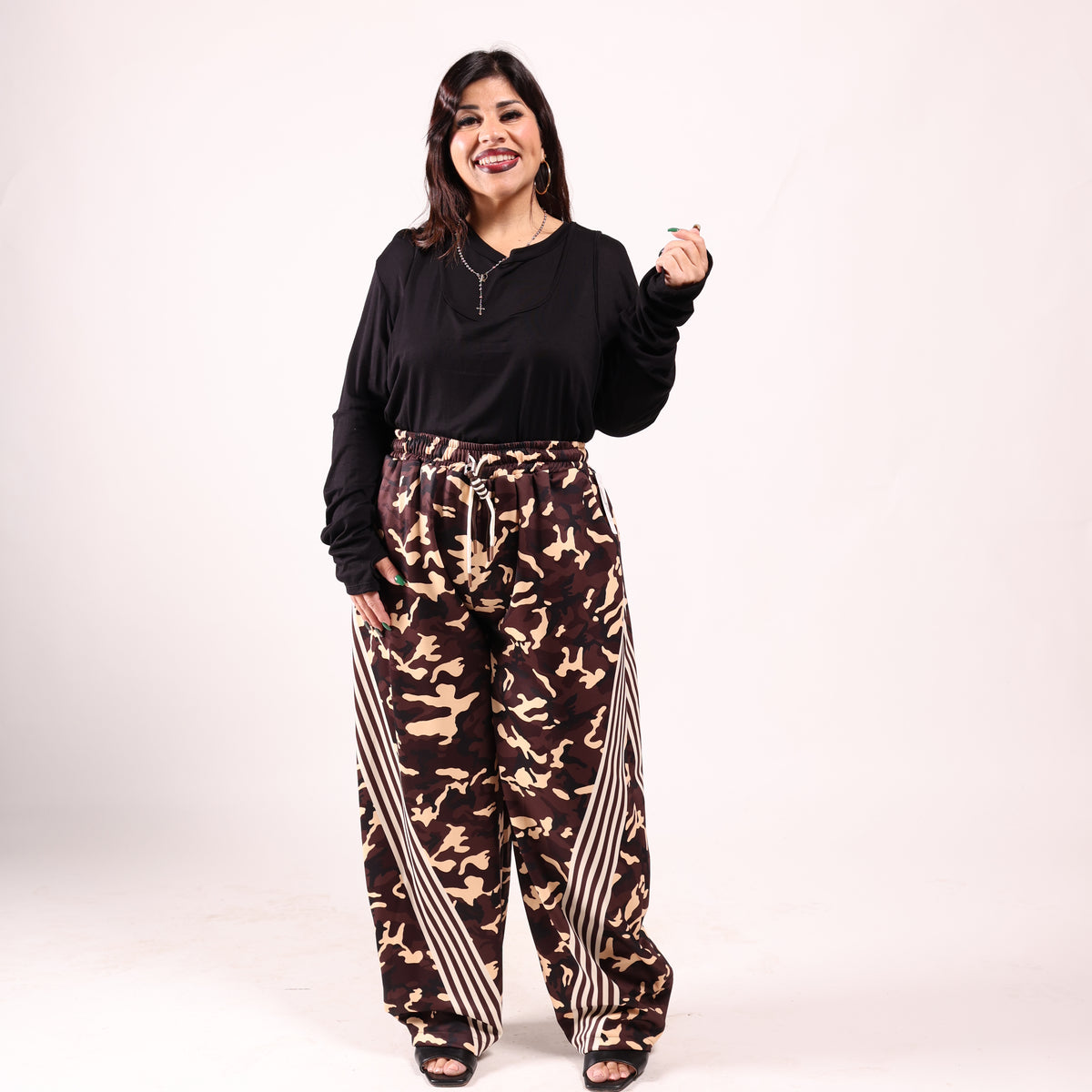 🔥 PANTALONE MIMETICO CURVY 🔥