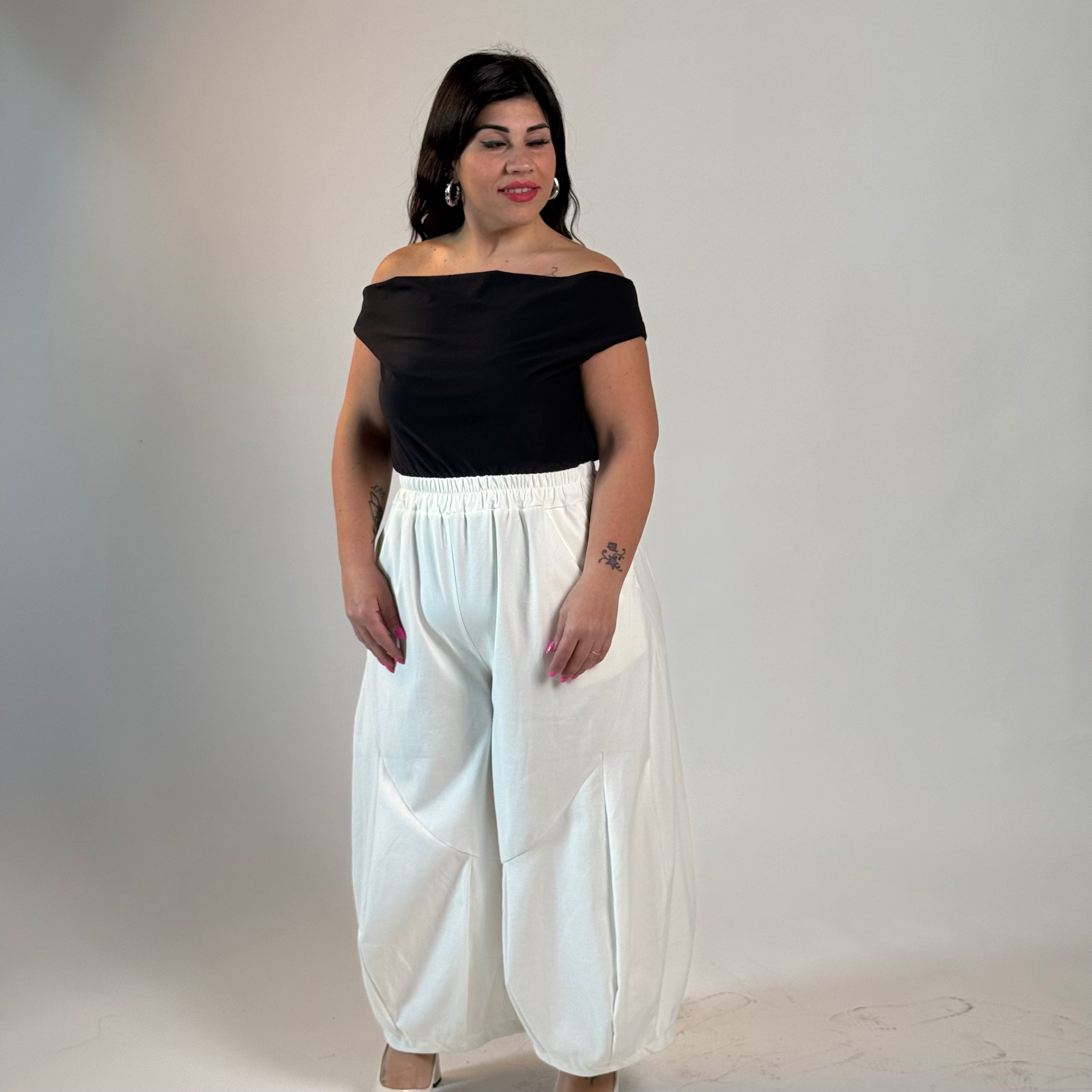Pantalone palazzo comfort