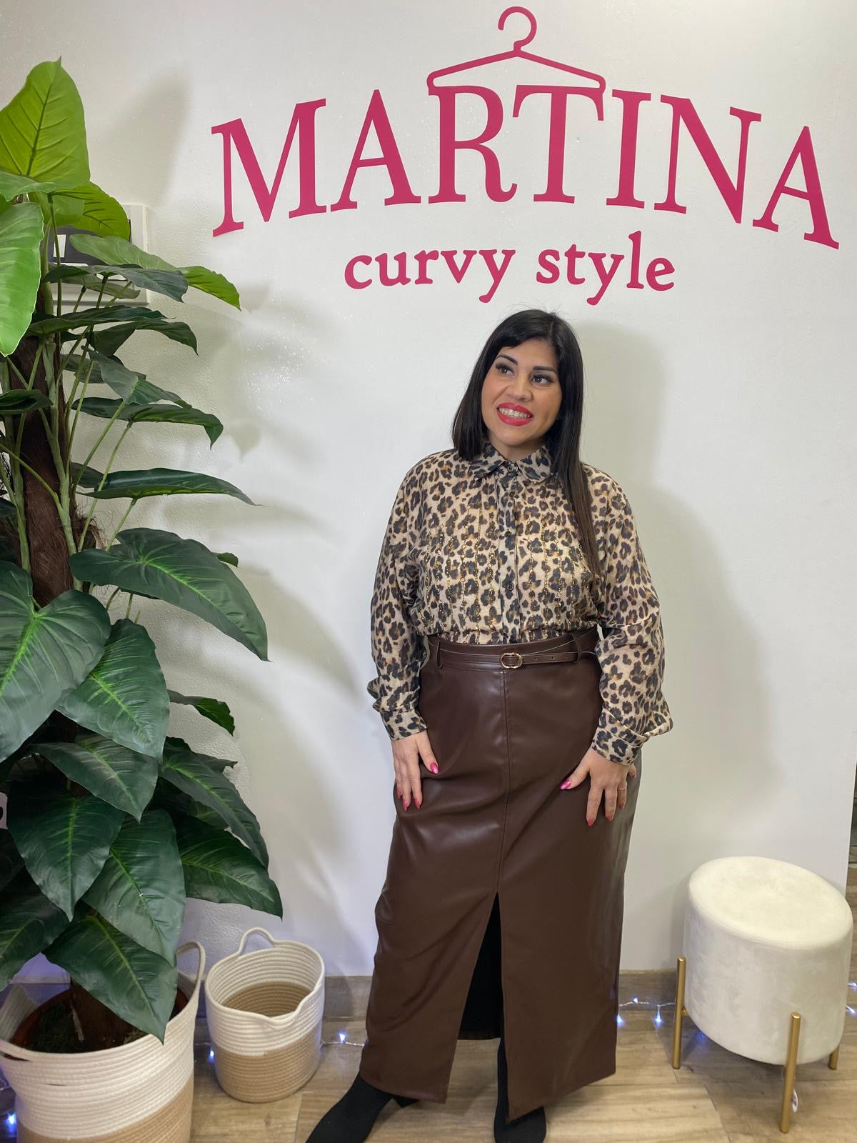 Longuette similpelle