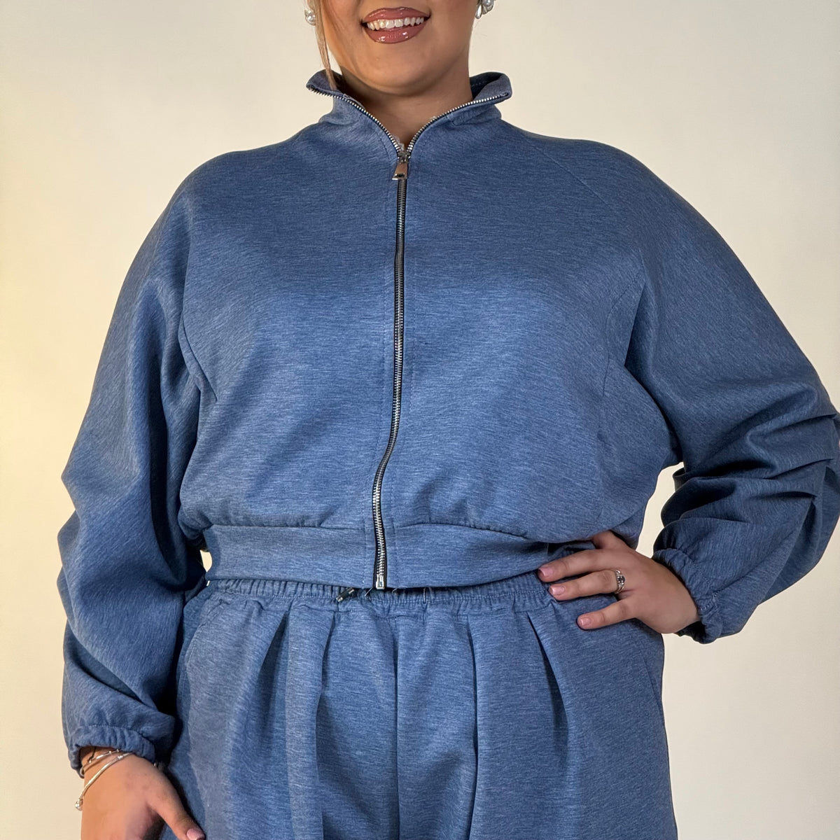 Coordinato Tuta con zip ✨Mi piace